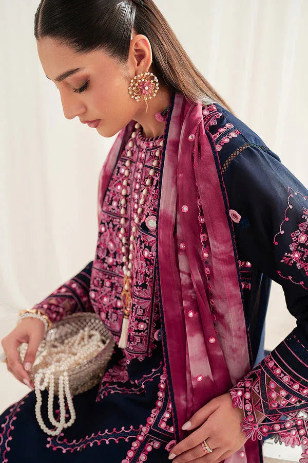 Jazmin | Iris Luxury Lawn 25 | IL'25-D01 - Aqsa Fabrics