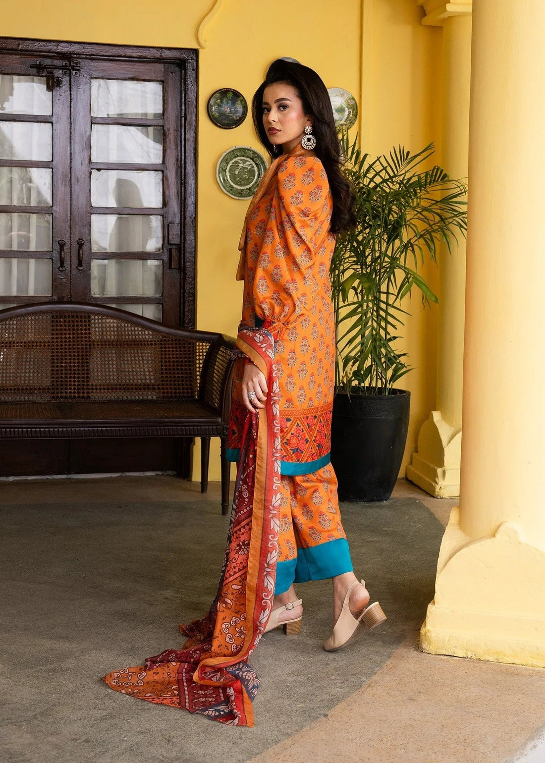 Maria Osama Khan | Retro Lawn 25 | Nehr - Aqsa Fabrics