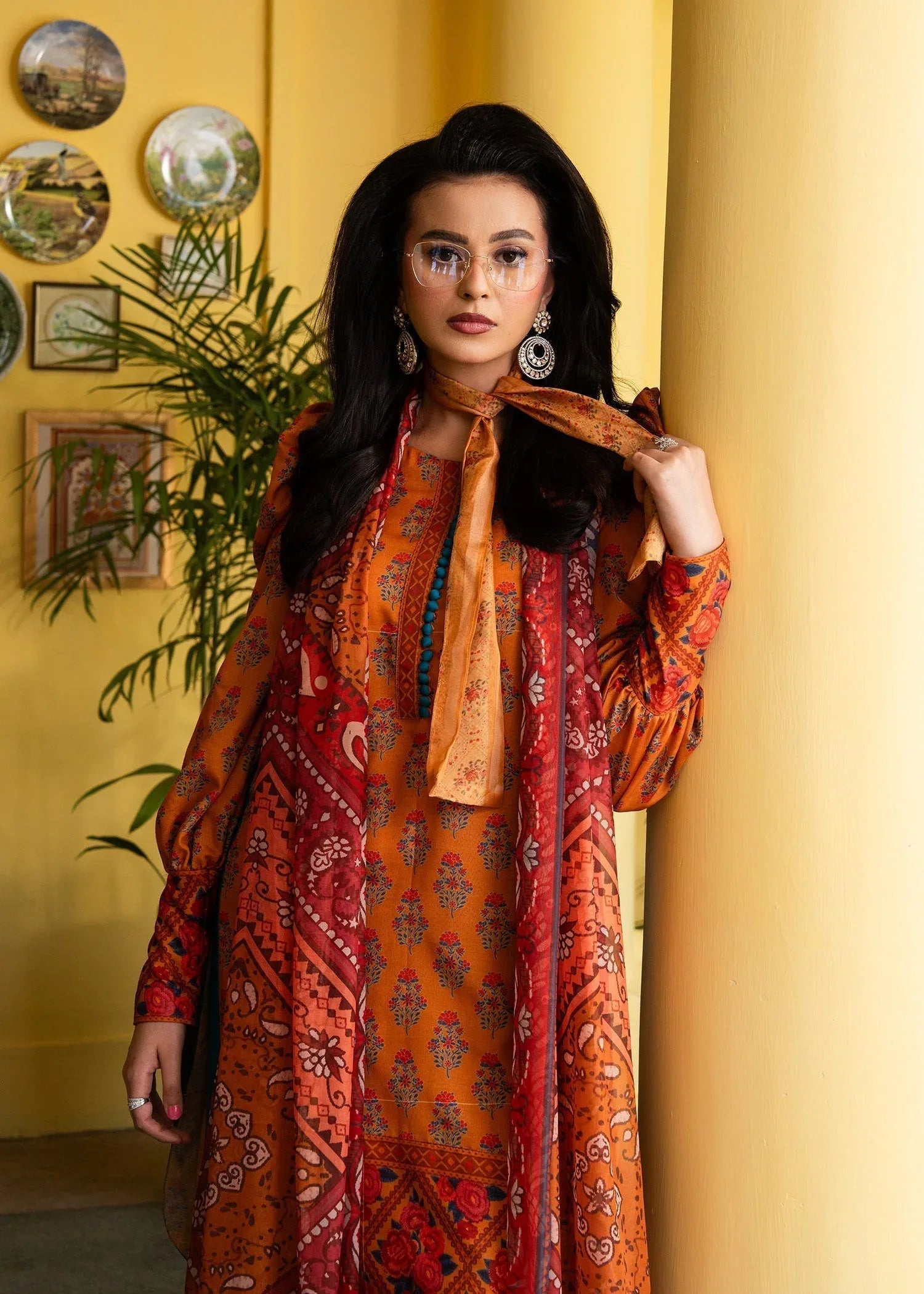 Maria Osama Khan | Retro Lawn 25 | Nehr - Aqsa Fabrics