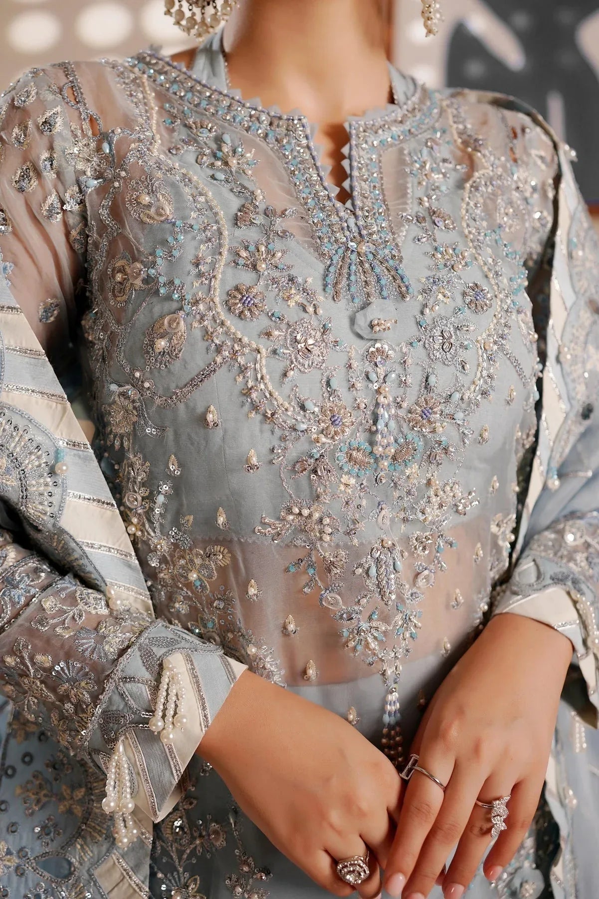 Maryams | Zeenat Luxury Formals | Zarq-ZEE-1913 - Aqsa Fabrics