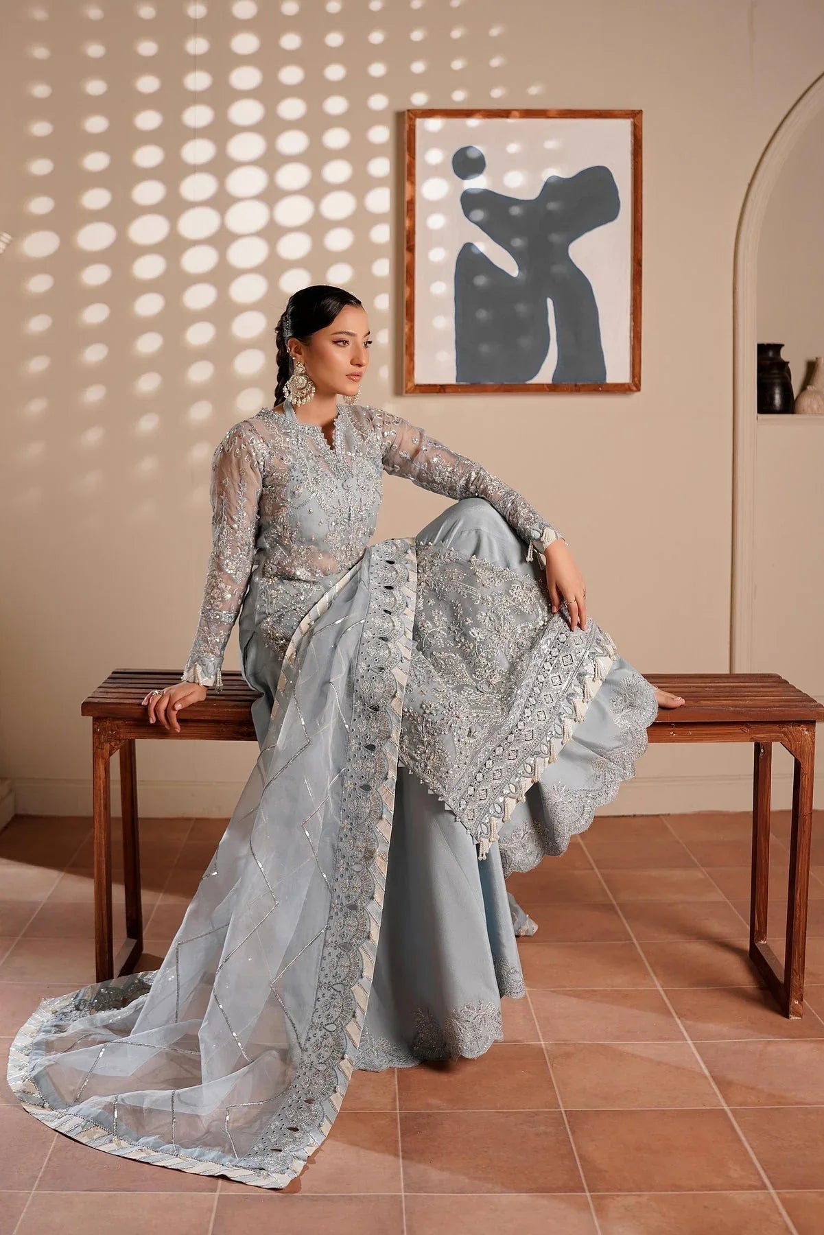 Maryams | Zeenat Luxury Formals | Zarq-ZEE-1913 - Aqsa Fabrics