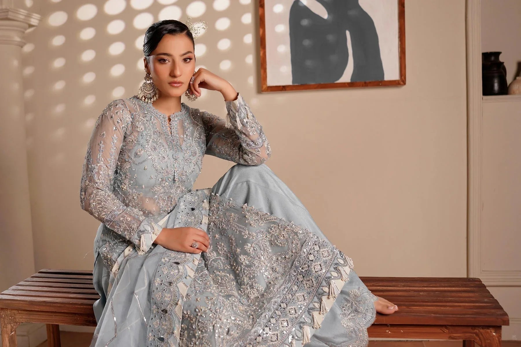 Maryams | Zeenat Luxury Formals | Zarq-ZEE-1913 - Aqsa Fabrics