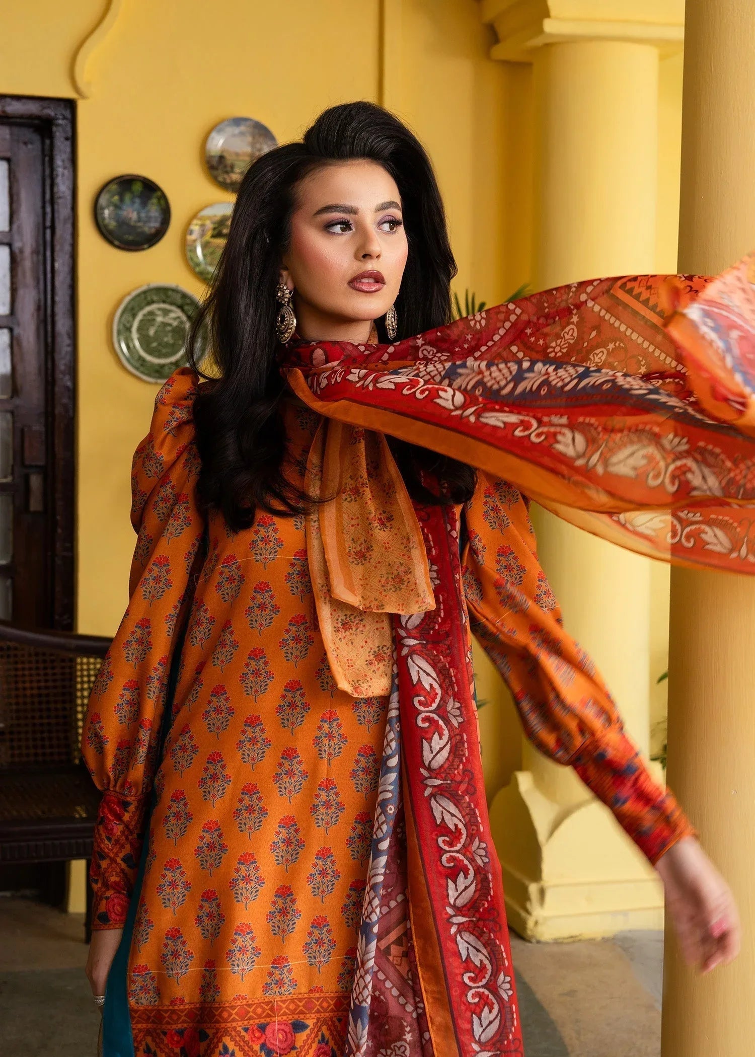 Maria Osama Khan | Retro Lawn 25 | Nehr - Aqsa Fabrics