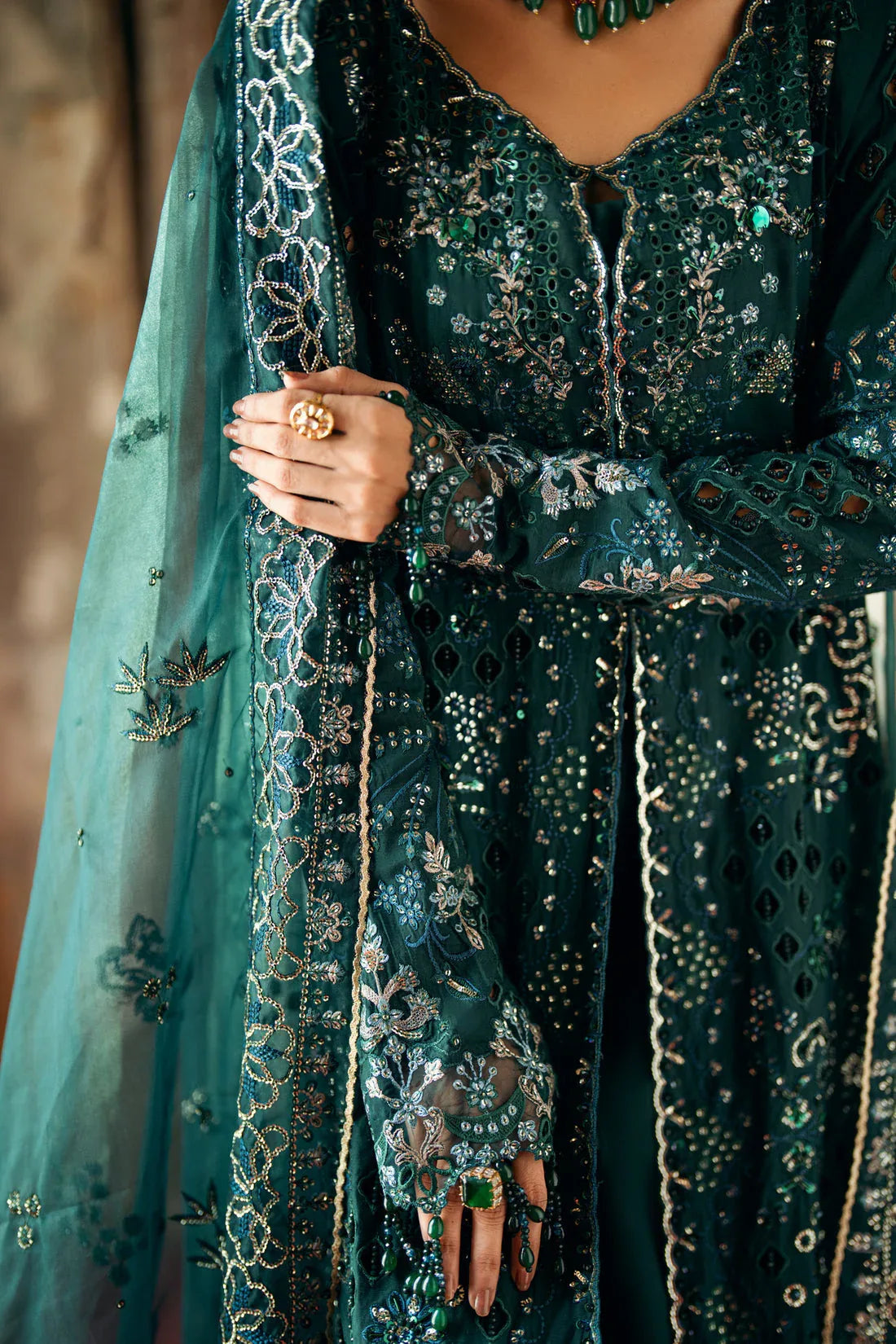 Florent | Mehermaah Wedding Formals | BANO - Aqsa Fabrics