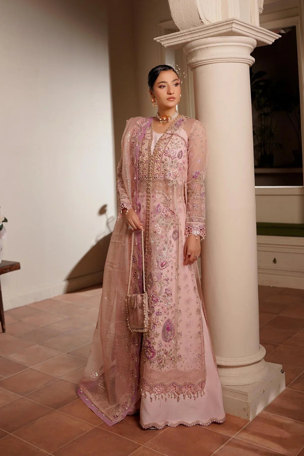 Maryams | Zeenat Luxury Formals | Sunehri-ZEE-1914 - Aqsa Fabrics