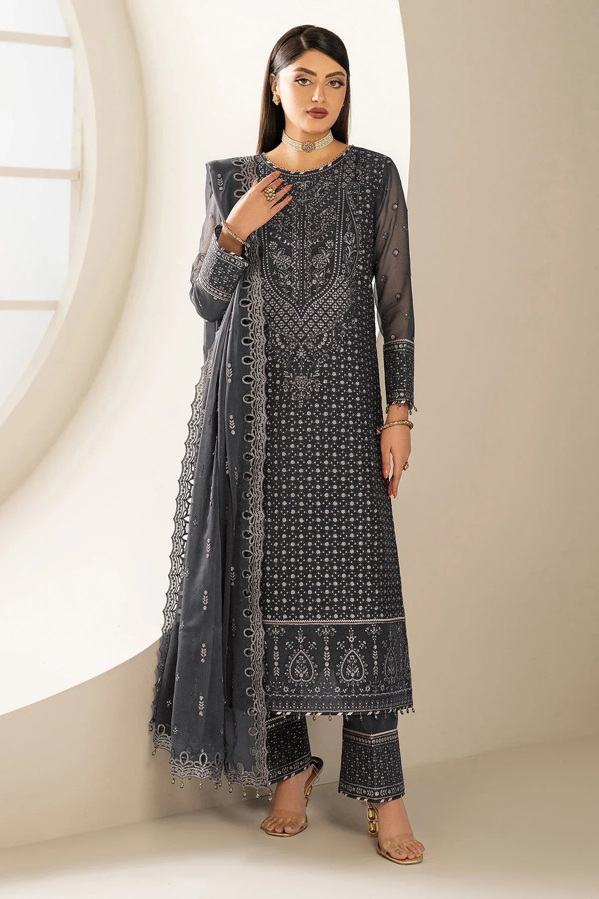 Alizeh | Formals Wear | AF-CH-2189-Akoya - Aqsa Fabrics