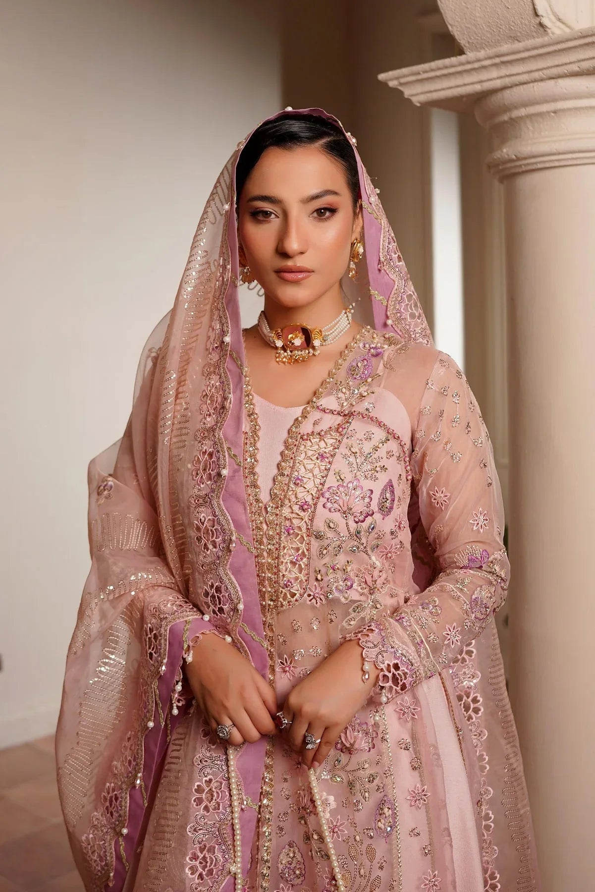 Maryams | Zeenat Luxury Formals | Sunehri-ZEE-1914 - Aqsa Fabrics