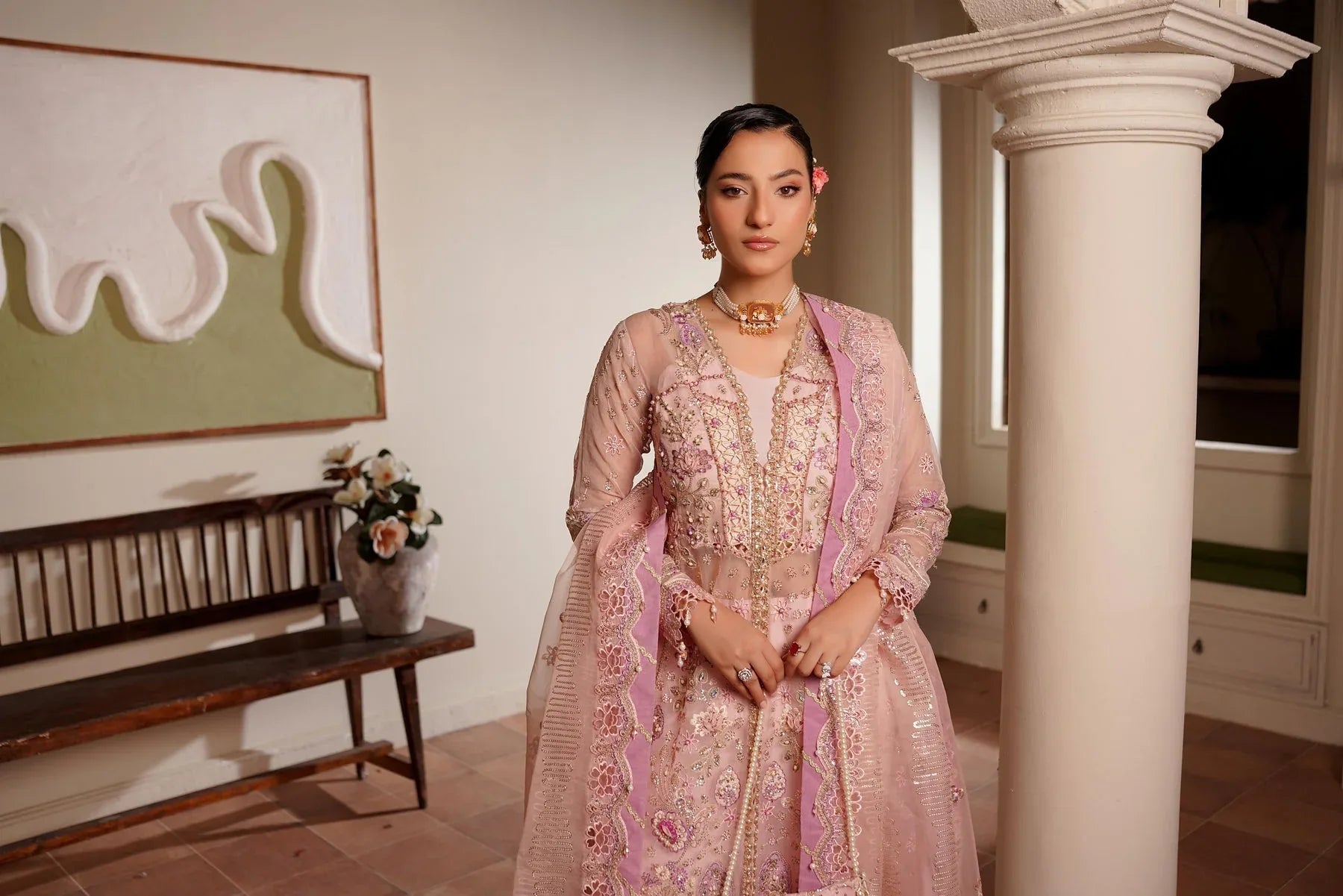 Maryams | Zeenat Luxury Formals | Sunehri-ZEE-1914 - Aqsa Fabrics