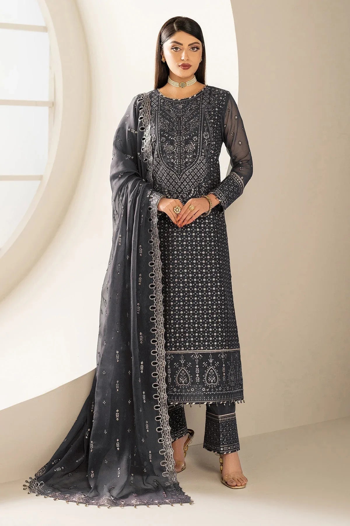 Alizeh | Formals Wear | AF-CH-2189-Akoya - Aqsa Fabrics