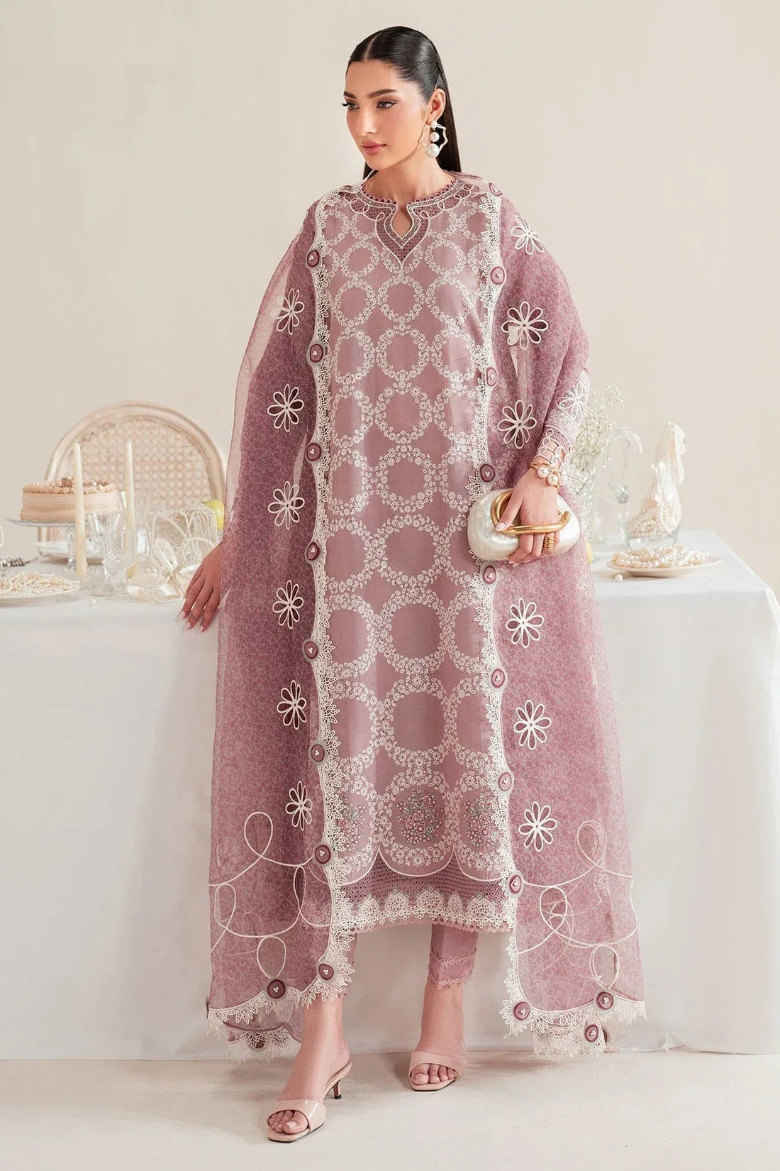 Jazmin | Iris Luxury Lawn 25 | IL'25-D10 - Aqsa Fabrics