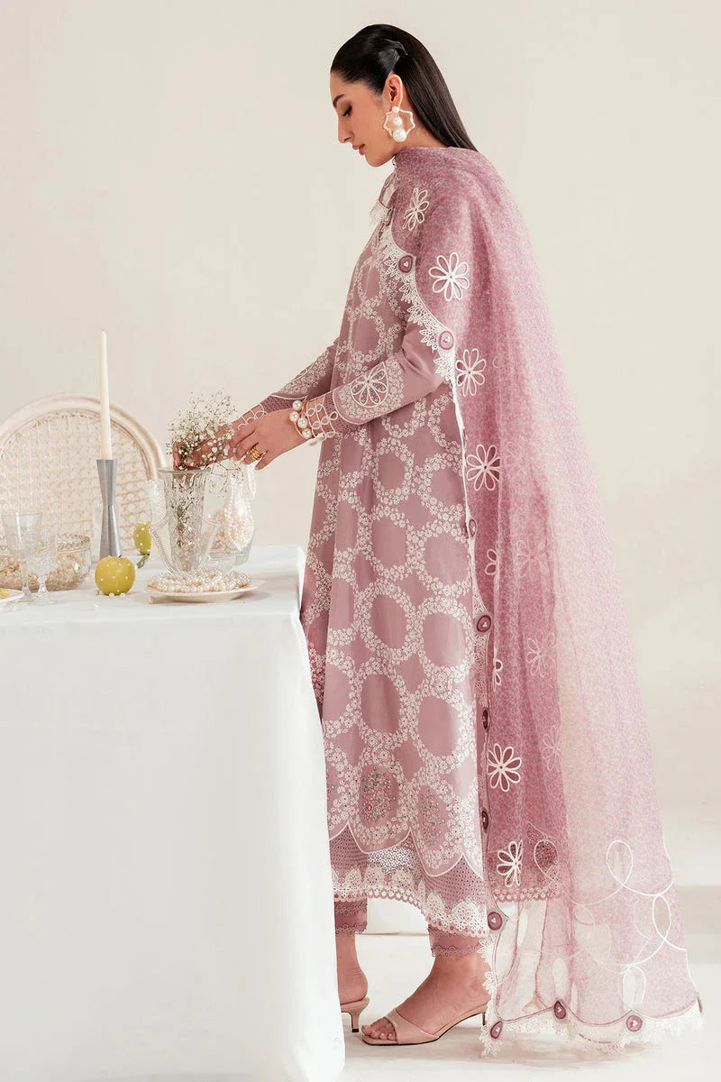 Jazmin | Iris Luxury Lawn 25 | IL'25-D10 - Aqsa Fabrics