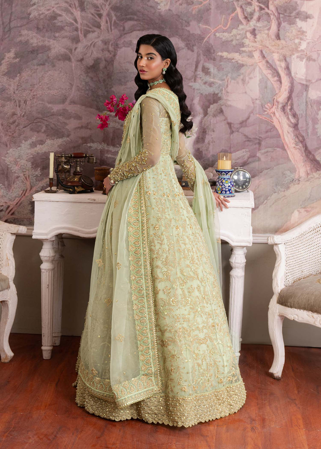 Dastoor | Airah Festive 25 | Opaline - Aqsa Fabrics