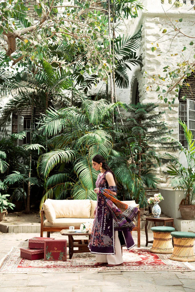 Florent | Eid Edits Luxury Lawn | FEE - 1A - Aqsa Fabrics