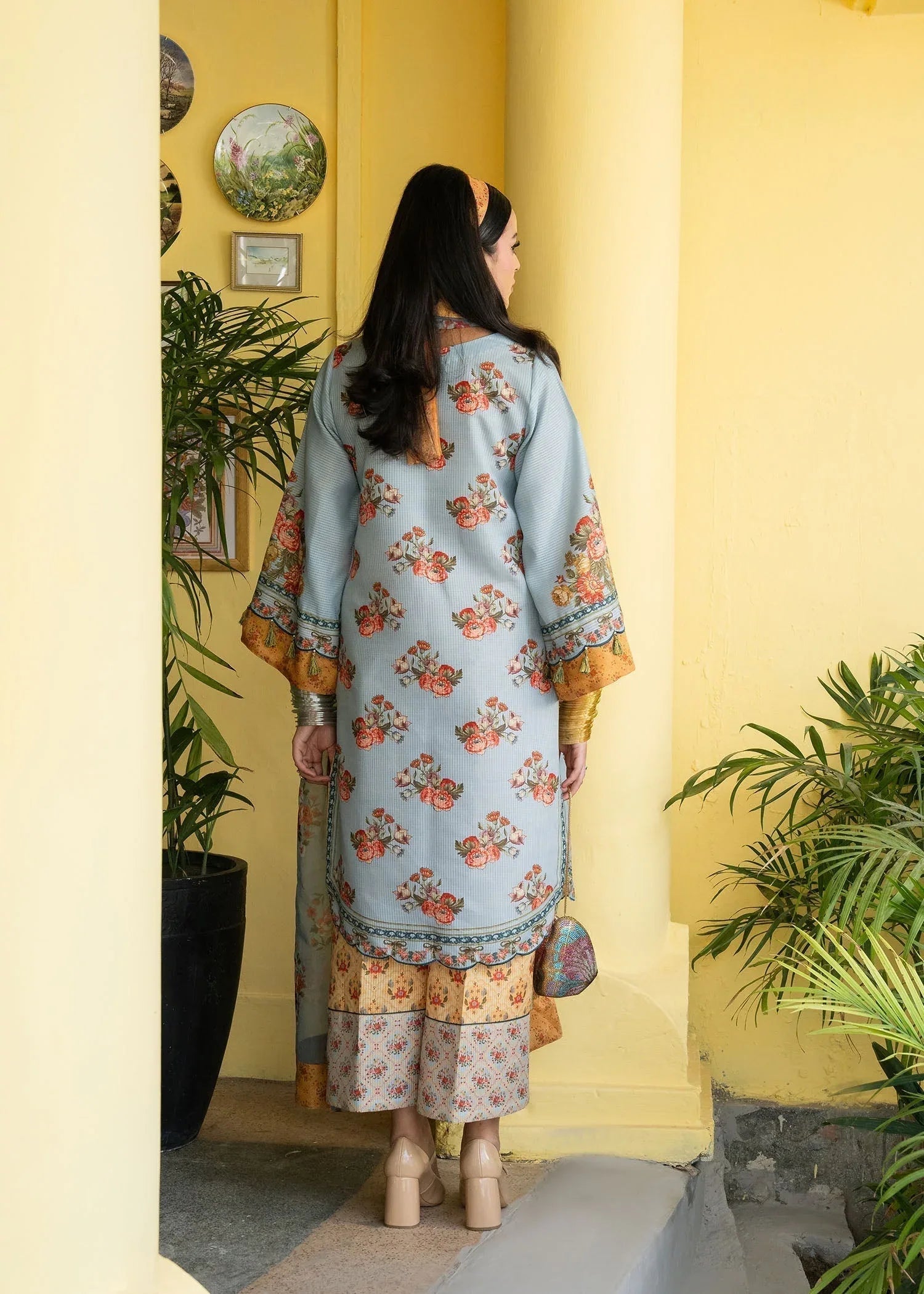 Maria Osama Khan | Retro Lawn 25 | Sama - Aqsa Fabrics