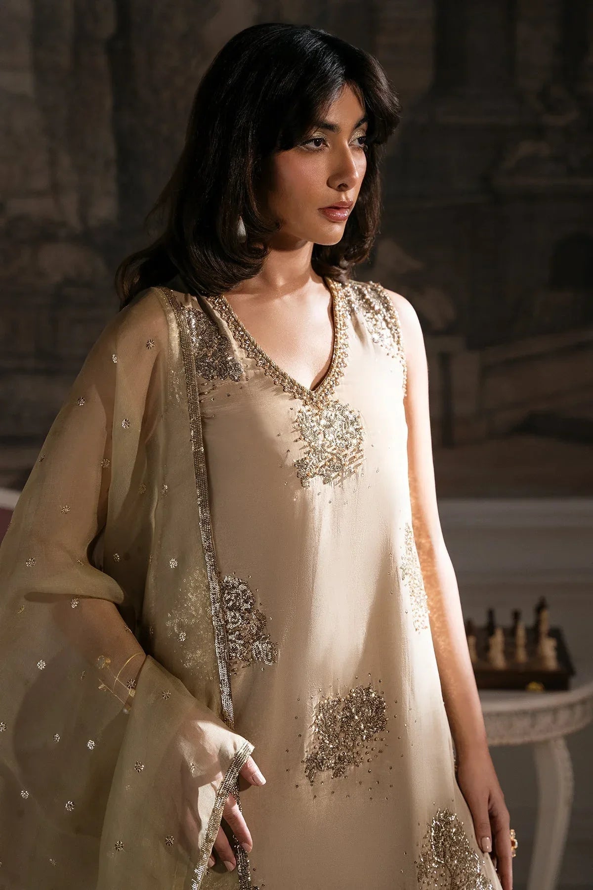 Mina Kashif | Emilie Formals | June - Aqsa Fabrics