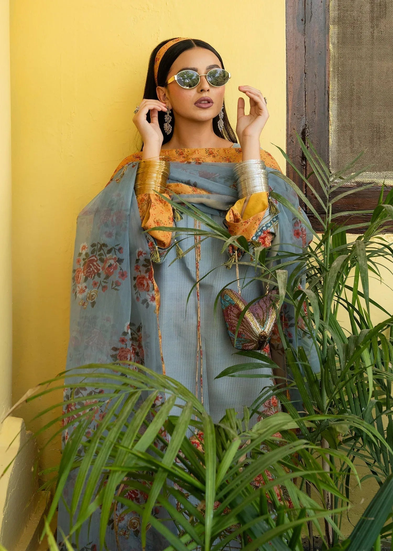 Maria Osama Khan | Retro Lawn 25 | Sama - Aqsa Fabrics