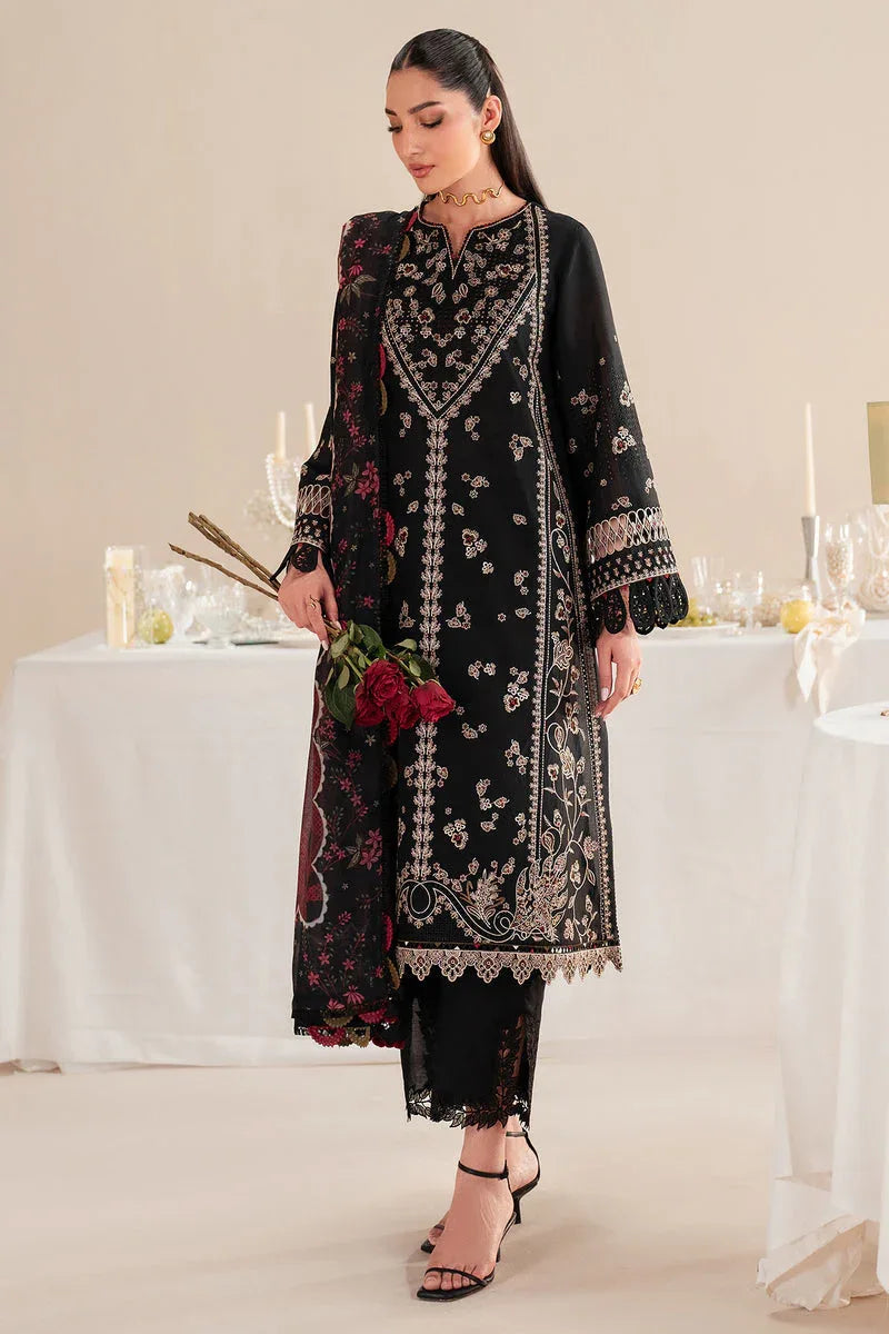 Jazmin | Iris Luxury Lawn 25 | IL'25-D07 - Aqsa Fabrics