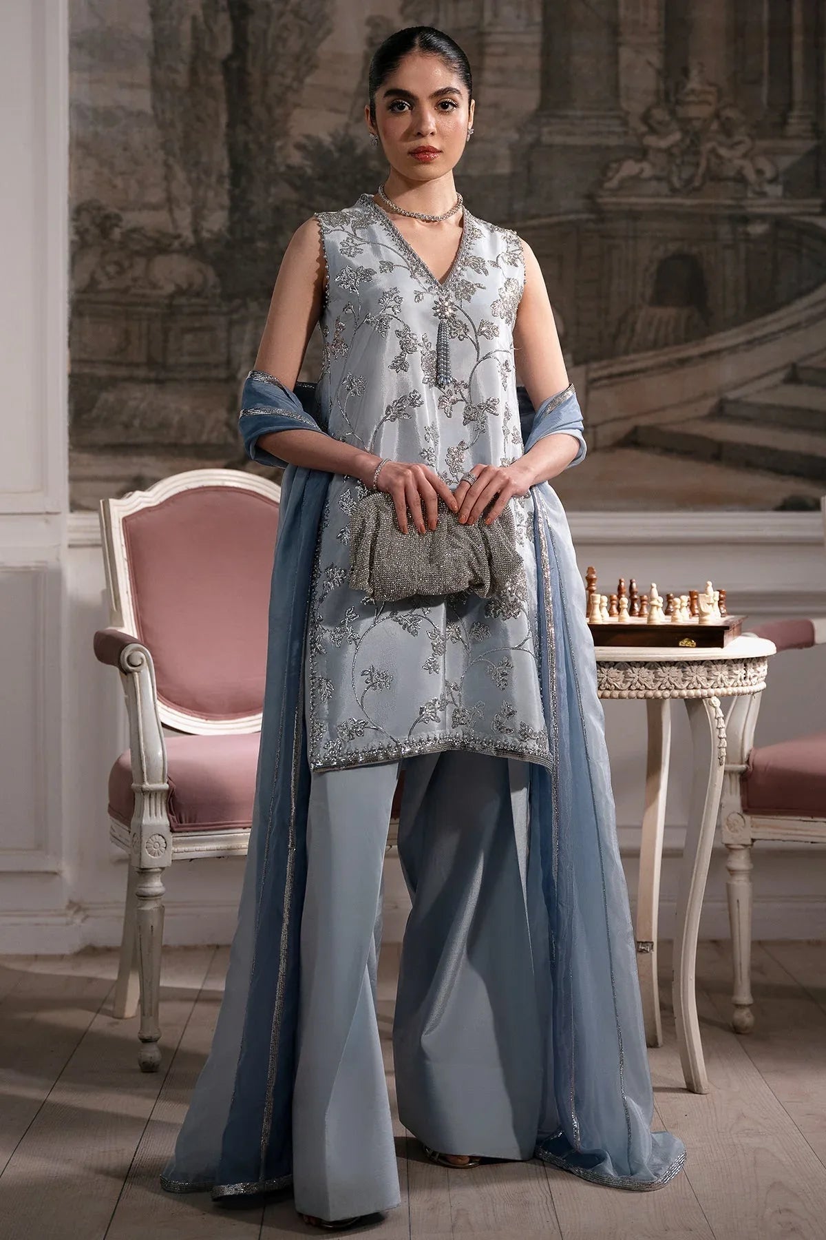 Mina Kashif | Emilie Formals | Zenyre - Aqsa Fabrics