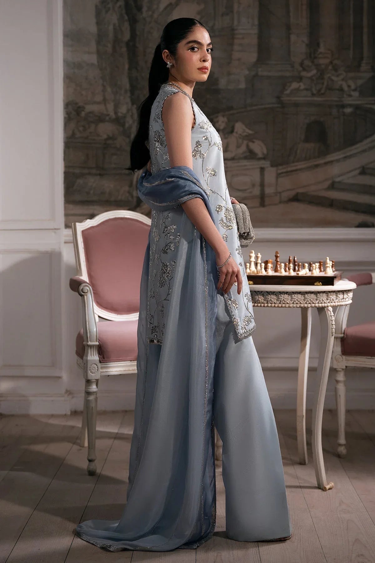 Mina Kashif | Emilie Formals | Zenyre - Aqsa Fabrics