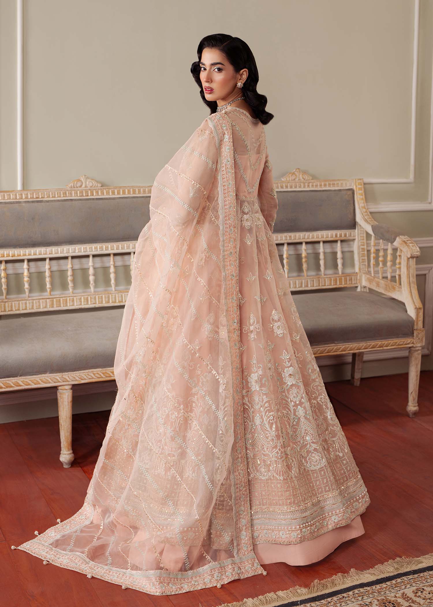 Dastoor | Airah Festive 25 | Cascade - Aqsa Fabrics