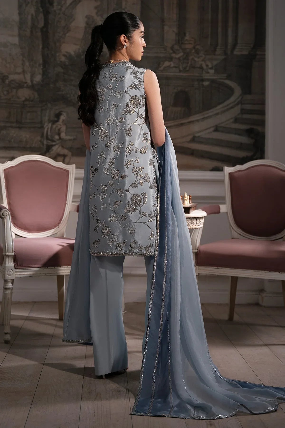 Mina Kashif | Emilie Formals | Zenyre - Aqsa Fabrics
