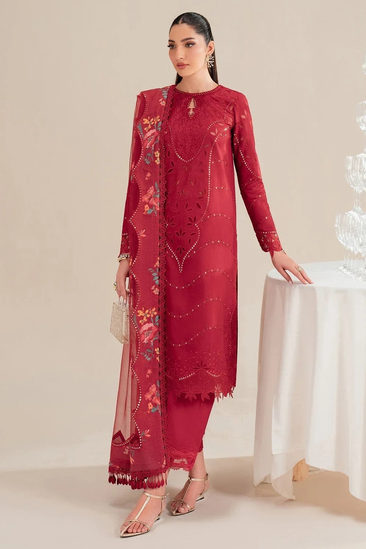 Jazmin | Iris Luxury Lawn 25 | IL'25-D03 - Aqsa Fabrics