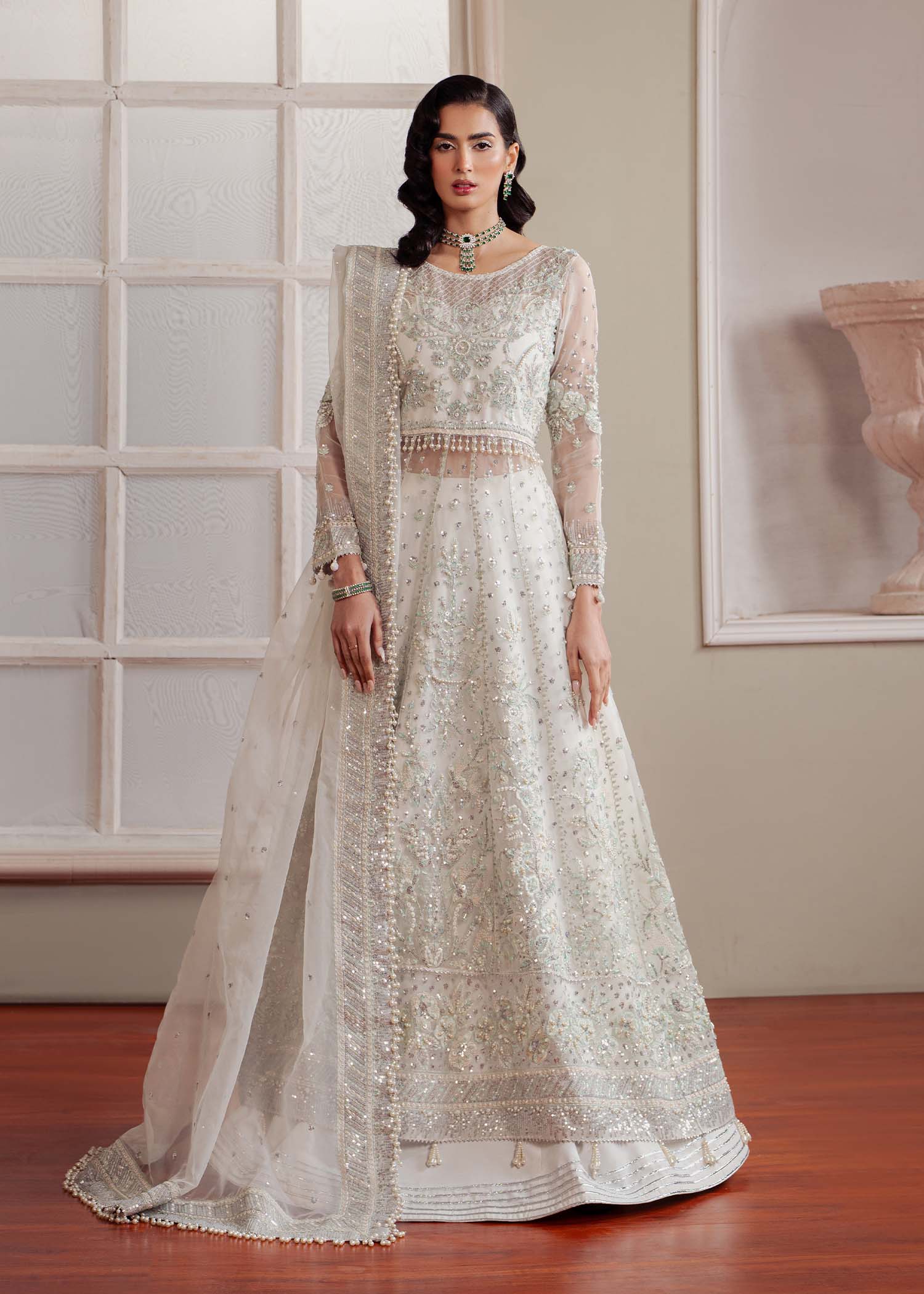 Dastoor | Airah Festive 25 | Glimmer - Aqsa Fabrics