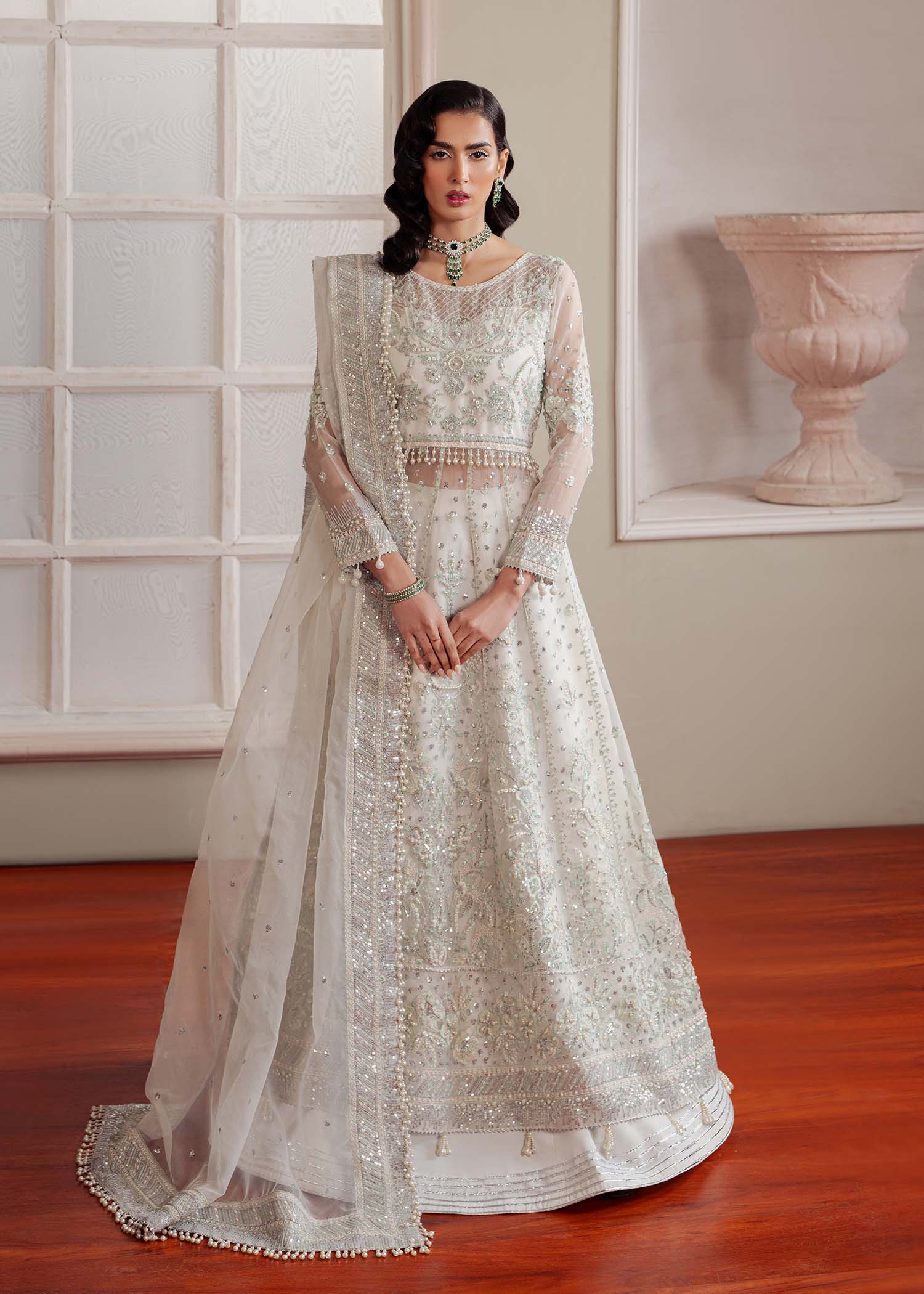 Dastoor | Airah Festive 25 | Glimmer - Aqsa Fabrics