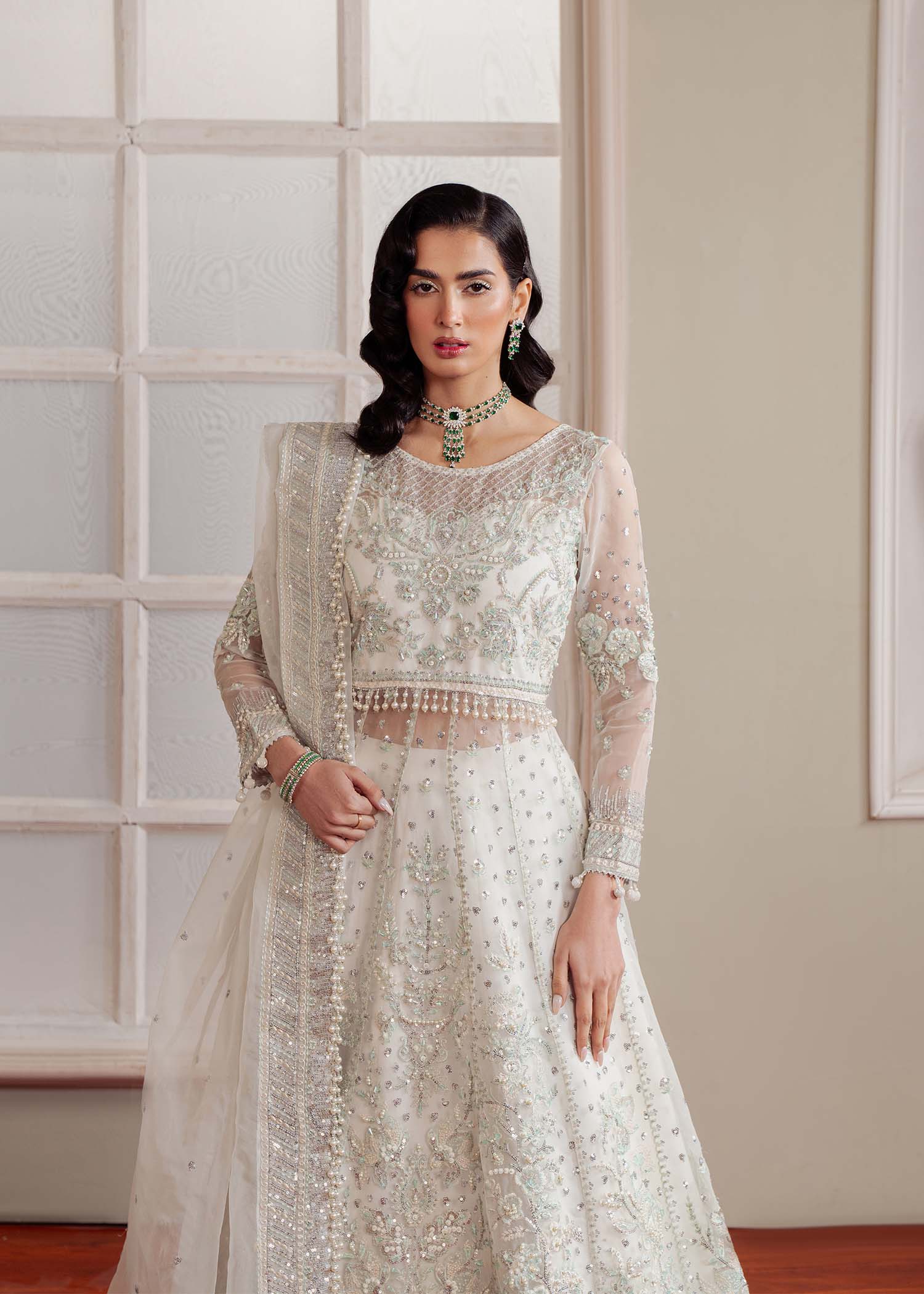 Dastoor | Airah Festive 25 | Glimmer - Aqsa Fabrics