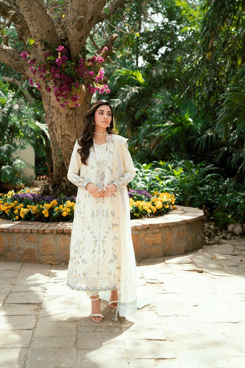 Qalamkar | Luxury Lawn Eid Edit | SB-09 Adeena - Aqsa Fabrics