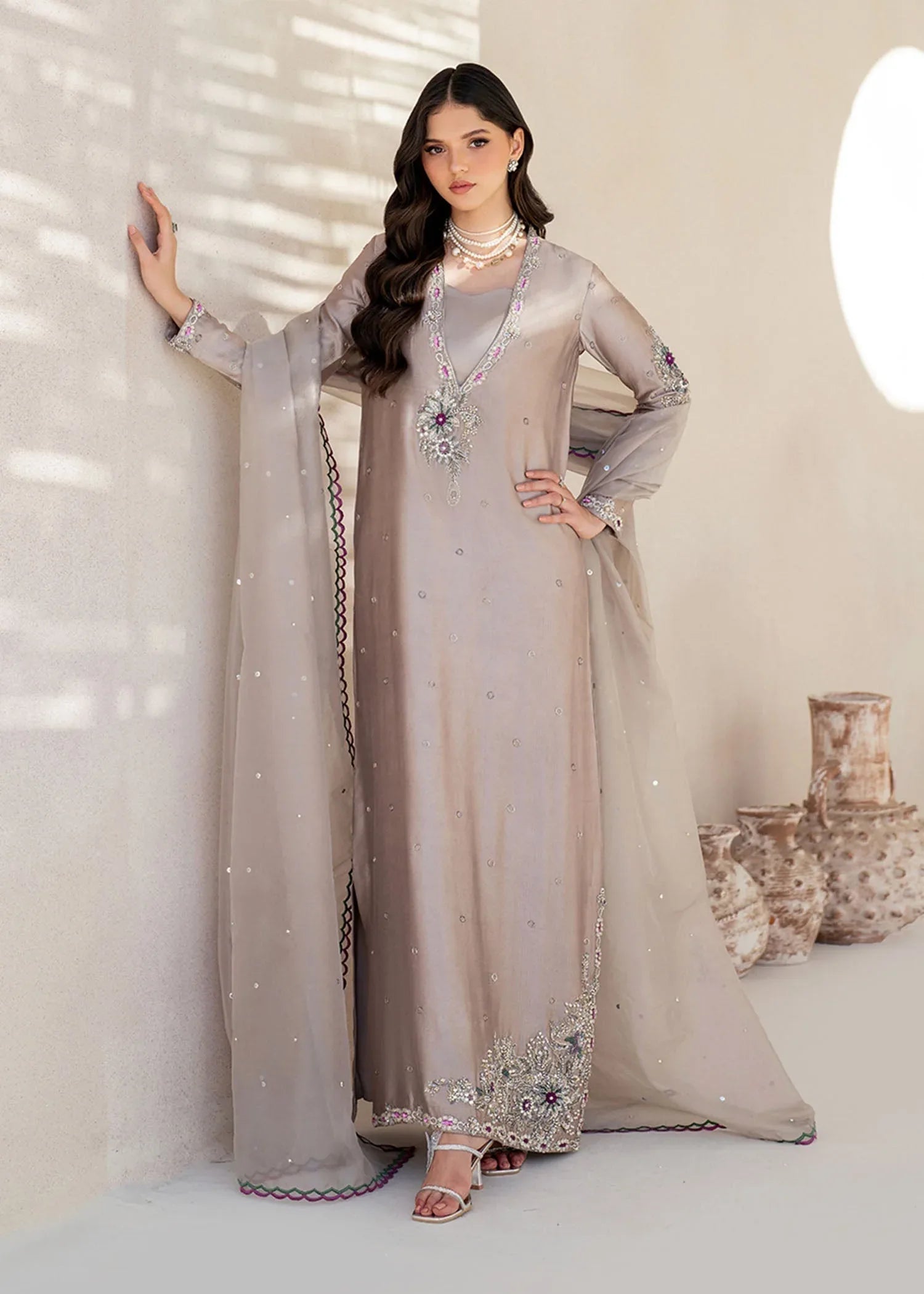 Dastoor | Maahi Luxury Pret 25 | Eris - Aqsa Fabrics
