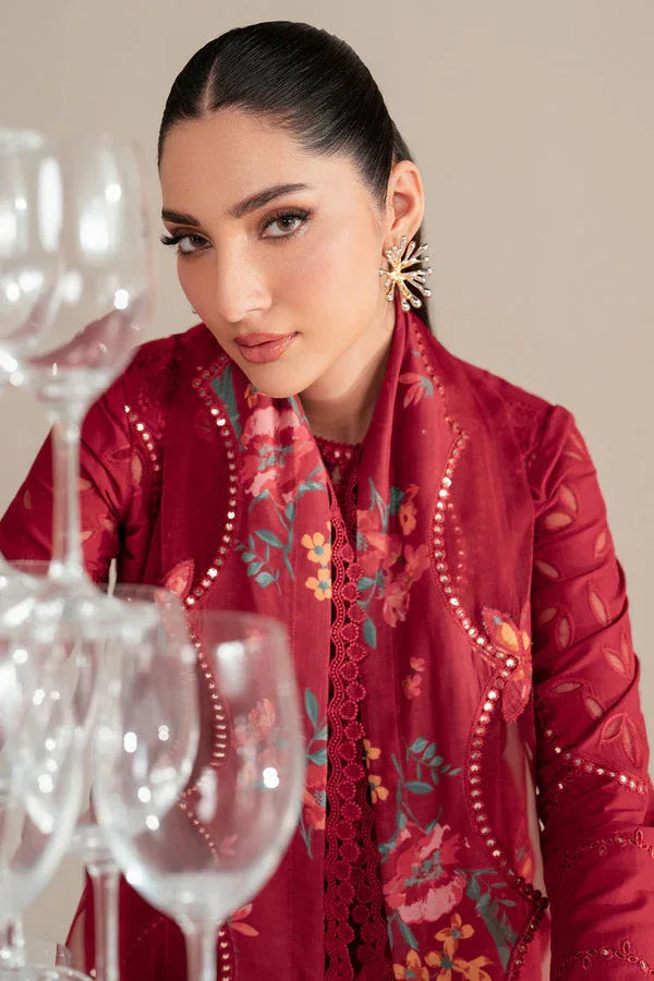 Jazmin | Iris Luxury Lawn 25 | IL'25-D03 - Aqsa Fabrics