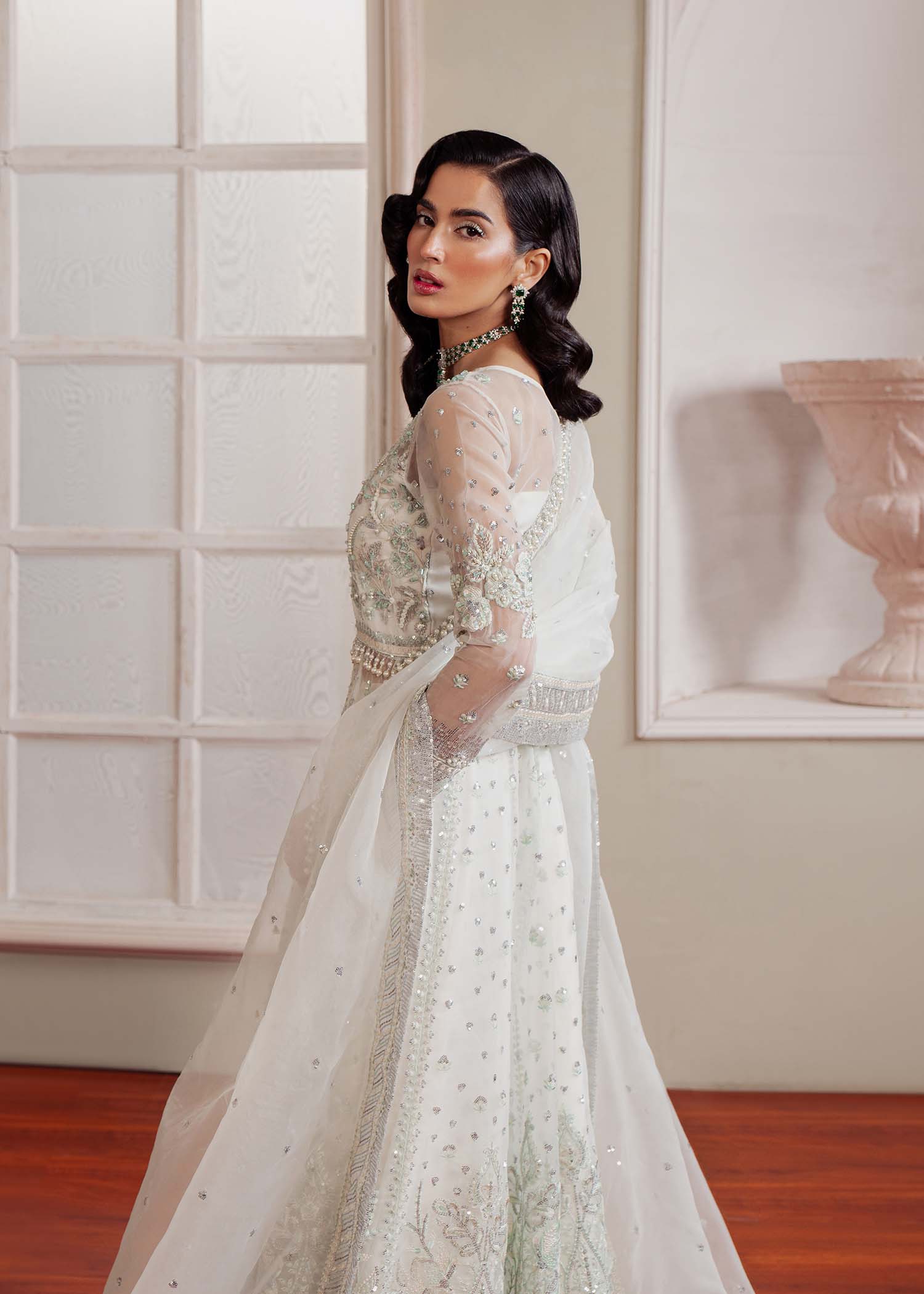 Dastoor | Airah Festive 25 | Glimmer - Aqsa Fabrics