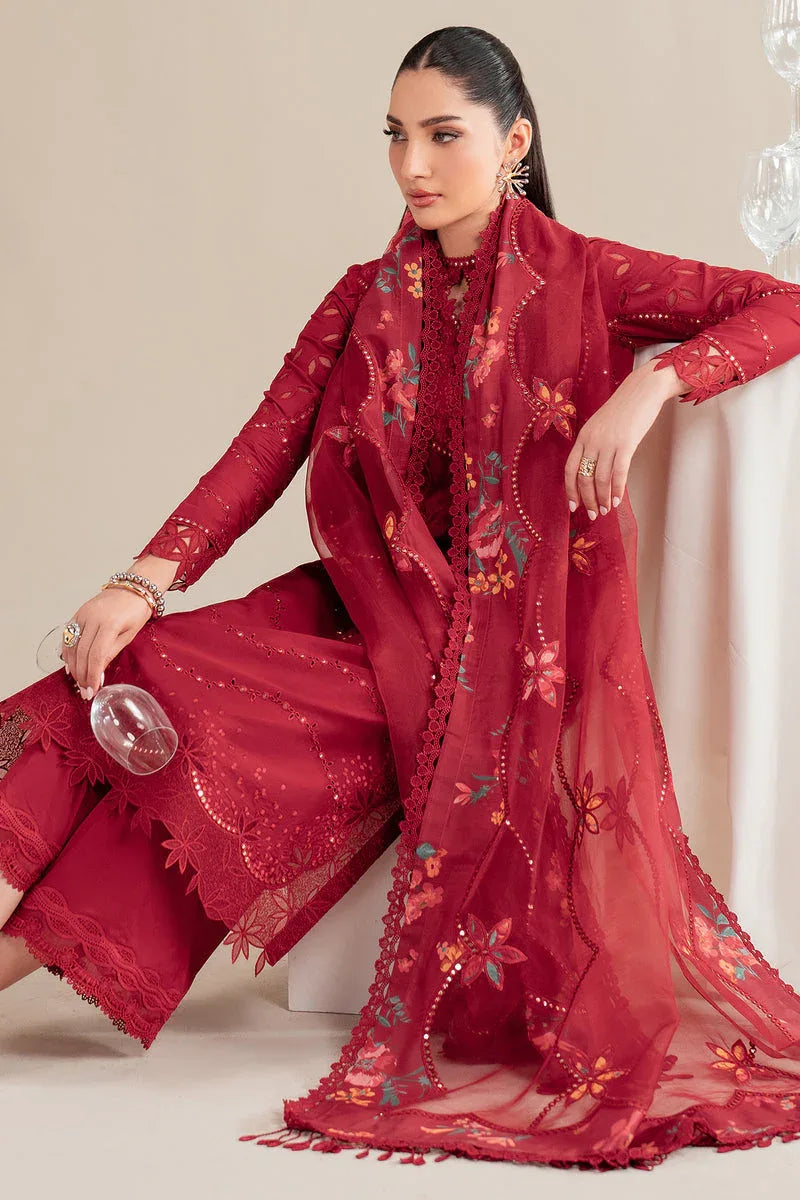 Jazmin | Iris Luxury Lawn 25 | IL'25-D03 - Aqsa Fabrics