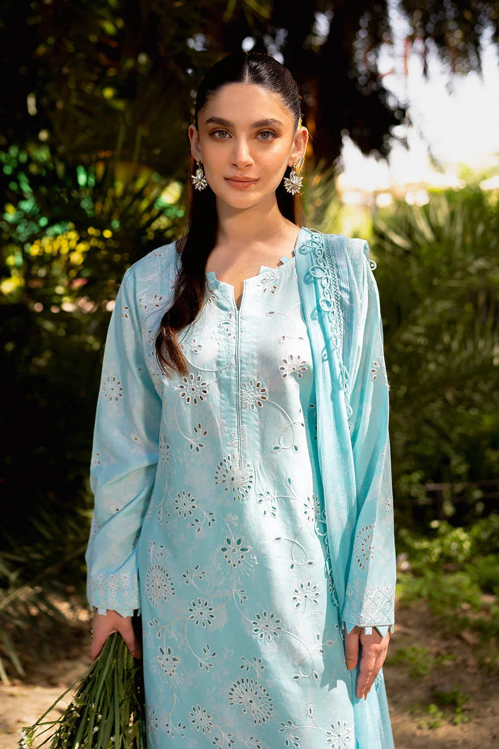 Neeshay | Summer Lines Printkari | OASIS - Aqsa Fabrics