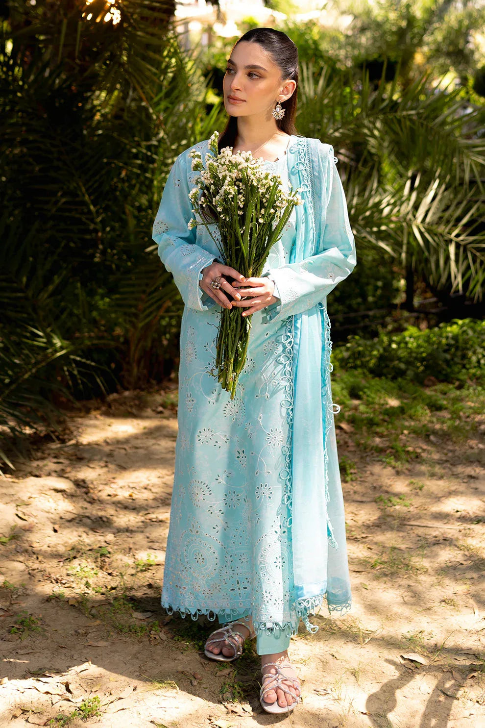Neeshay | Summer Lines Printkari | OASIS - Aqsa Fabrics
