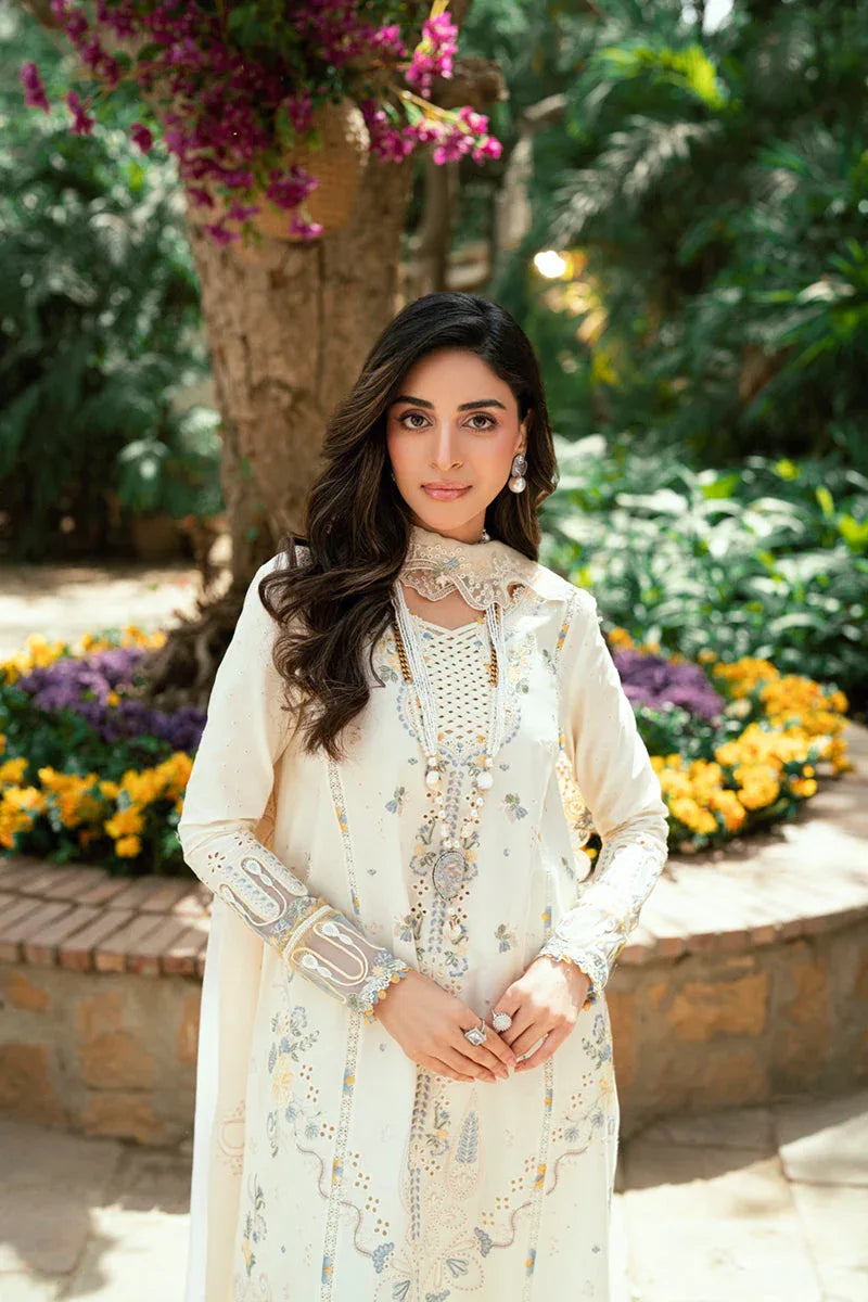 Qalamkar | Luxury Lawn Eid Edit | SB-09 Adeena - Aqsa Fabrics