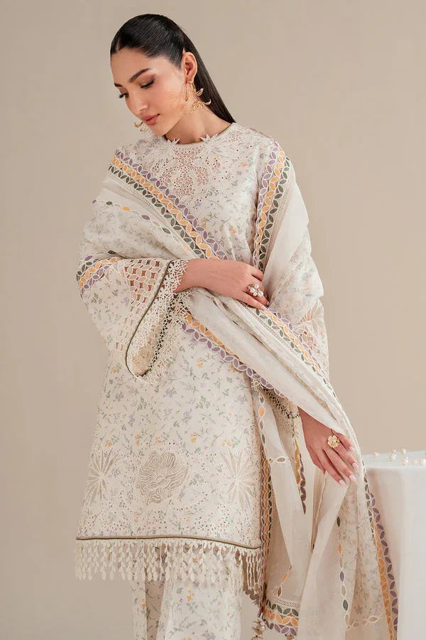 Jazmin | Iris Luxury Lawn 25 | IL'25-D09 - Aqsa Fabrics
