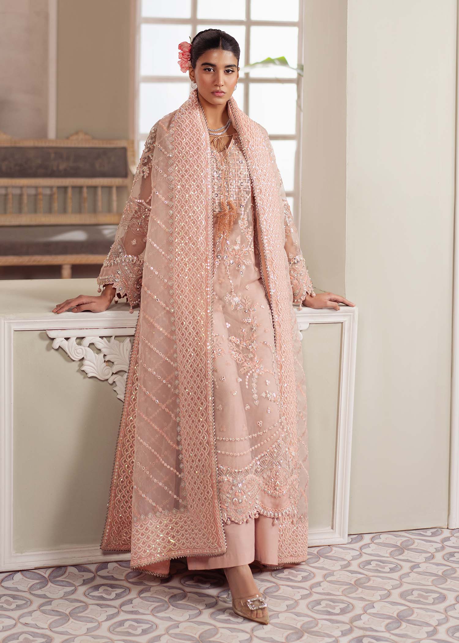 Dastoor | Airah Festive 25 | Chantilly - Aqsa Fabrics