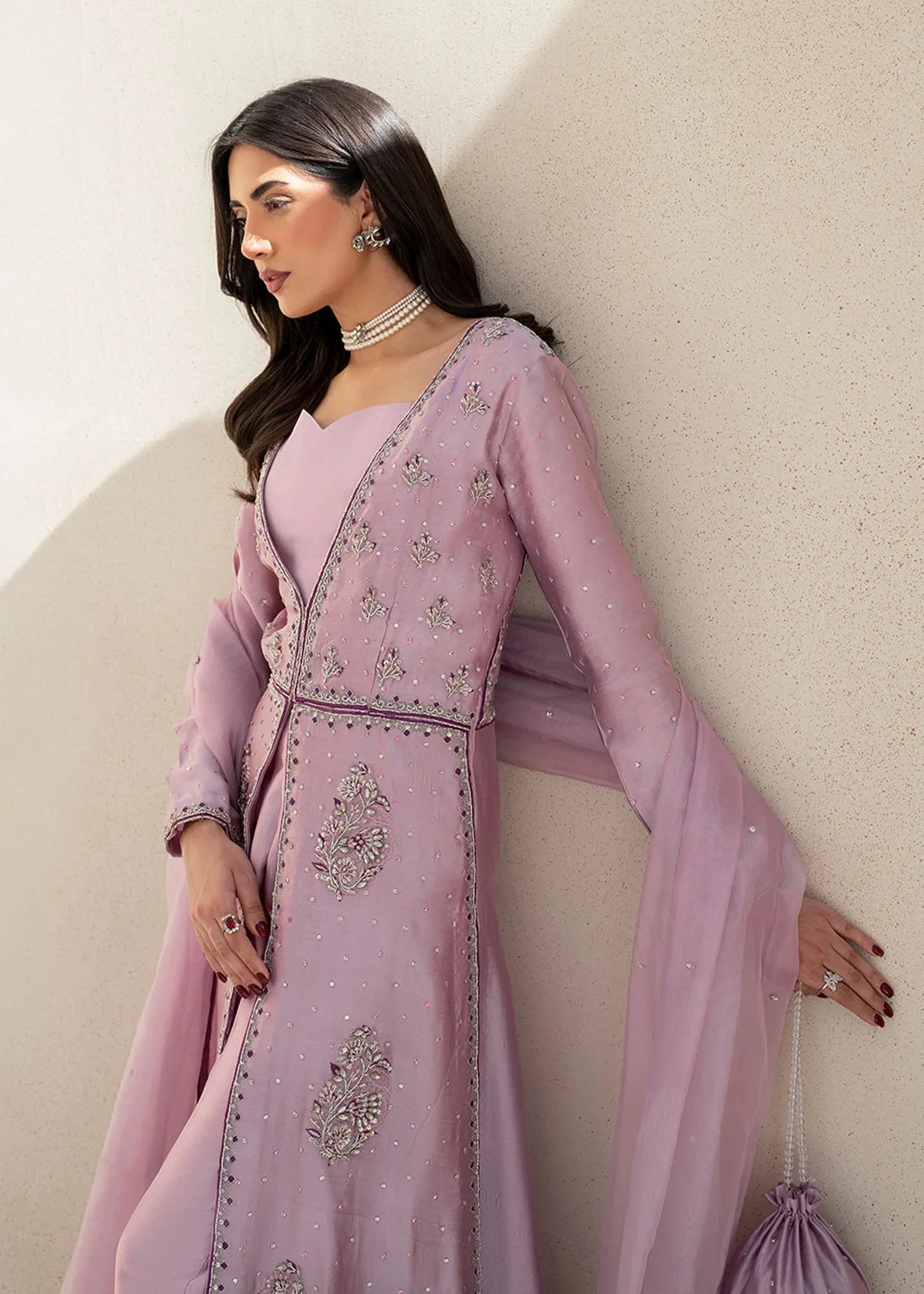 Dastoor | Maahi Luxury Pret 25 | Careesa - Aqsa Fabrics