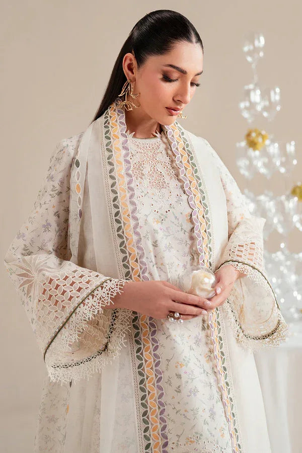 Jazmin | Iris Luxury Lawn 25 | IL'25-D09 - Aqsa Fabrics