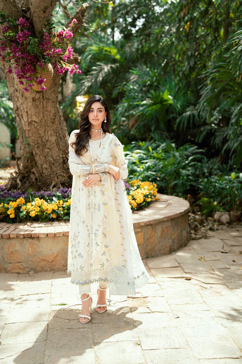 Qalamkar | Luxury Lawn Eid Edit | SB-09 Adeena - Aqsa Fabrics