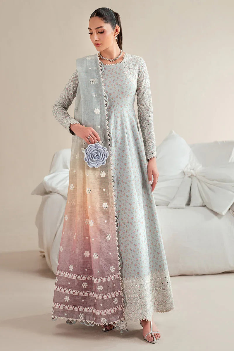 Jazmin | Iris Luxury Lawn 25 | IL'25-D04 - Aqsa Fabrics