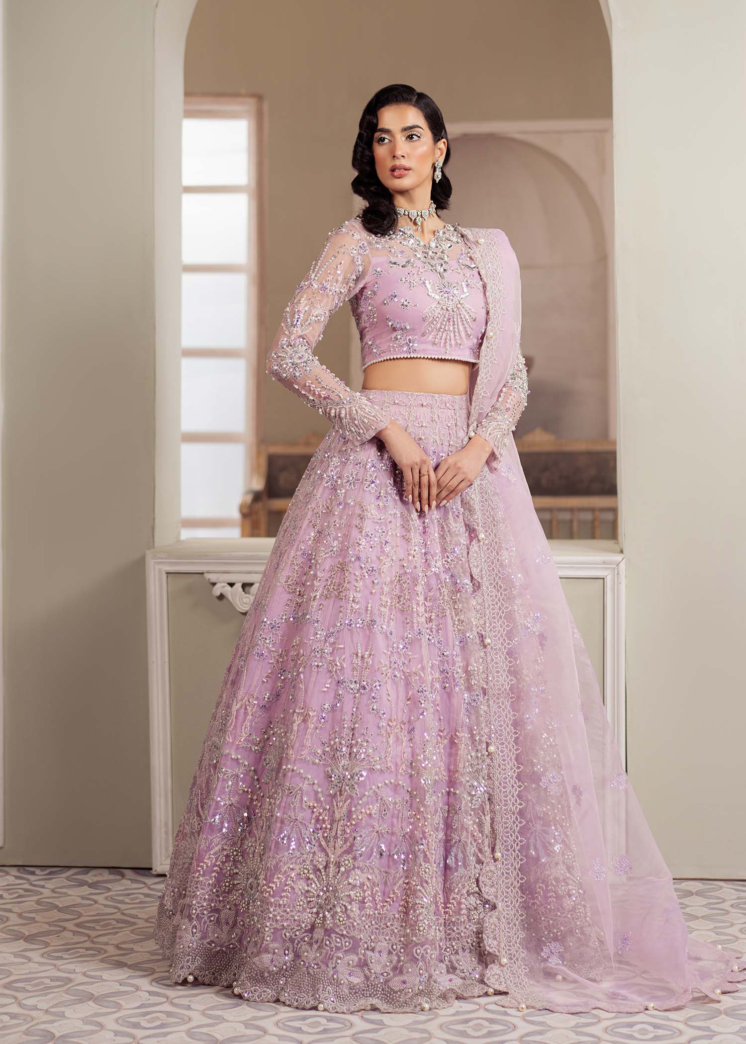 Dastoor | Airah Festive 25 | Lustre - Aqsa Fabrics
