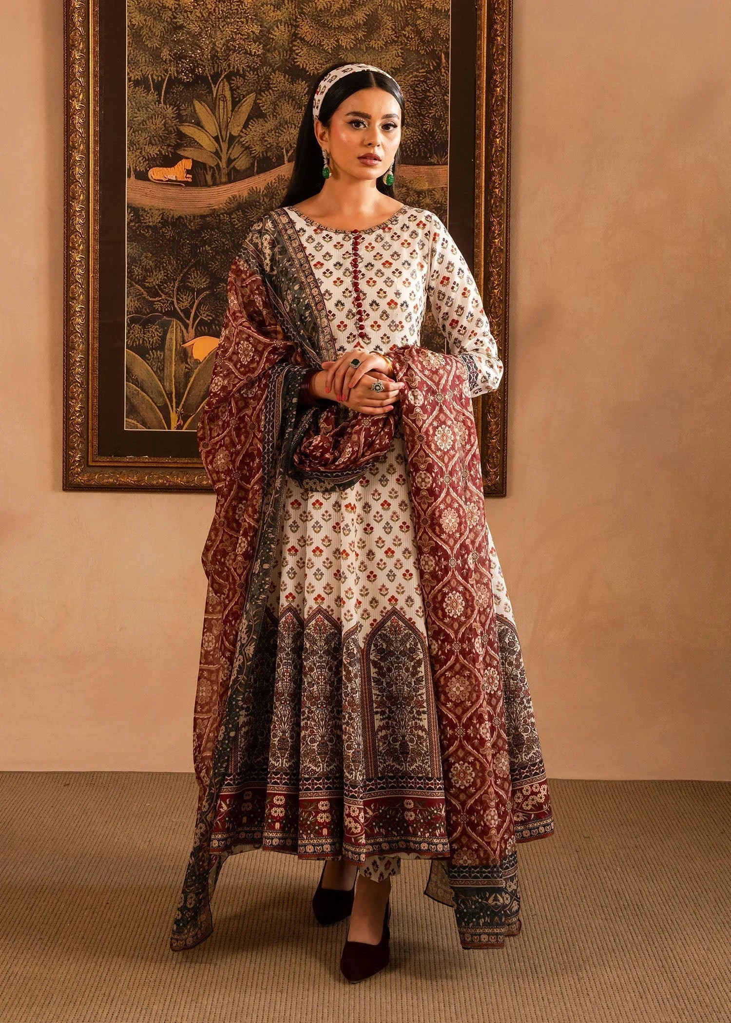 Maria Osama Khan | Retro Lawn 25 | Nair - Aqsa Fabrics