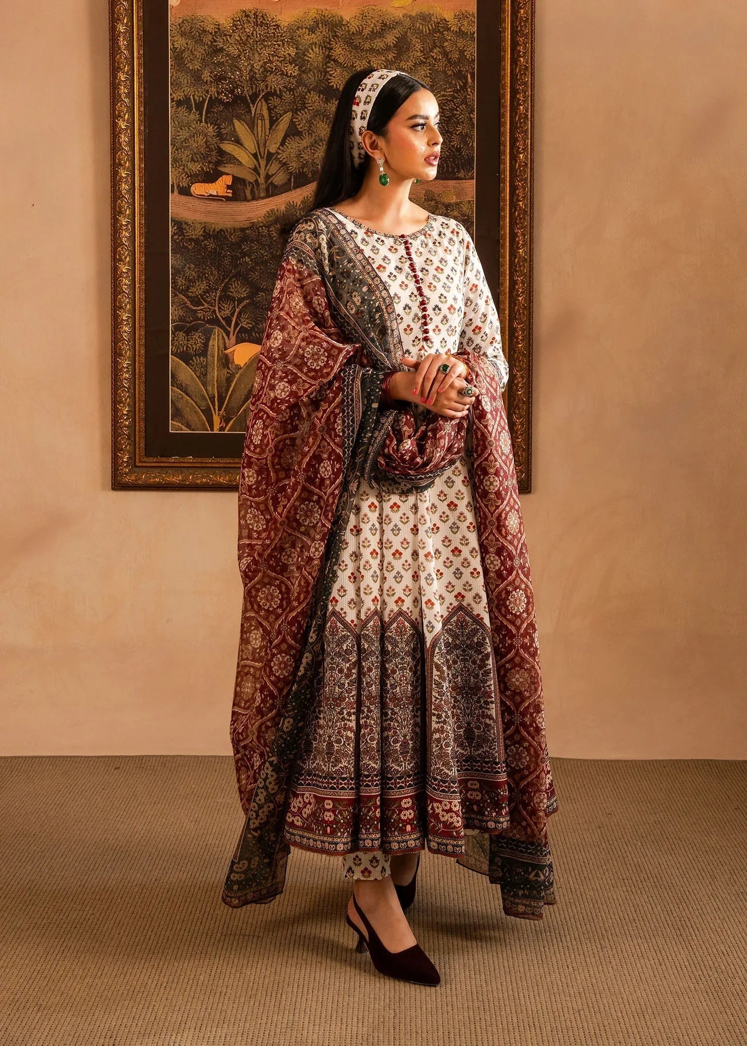 Maria Osama Khan | Retro Lawn 25 | Nair - Aqsa Fabrics