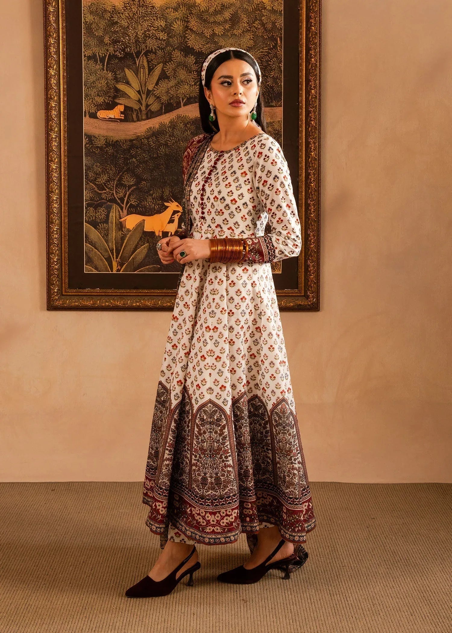 Maria Osama Khan | Retro Lawn 25 | Nair - Aqsa Fabrics
