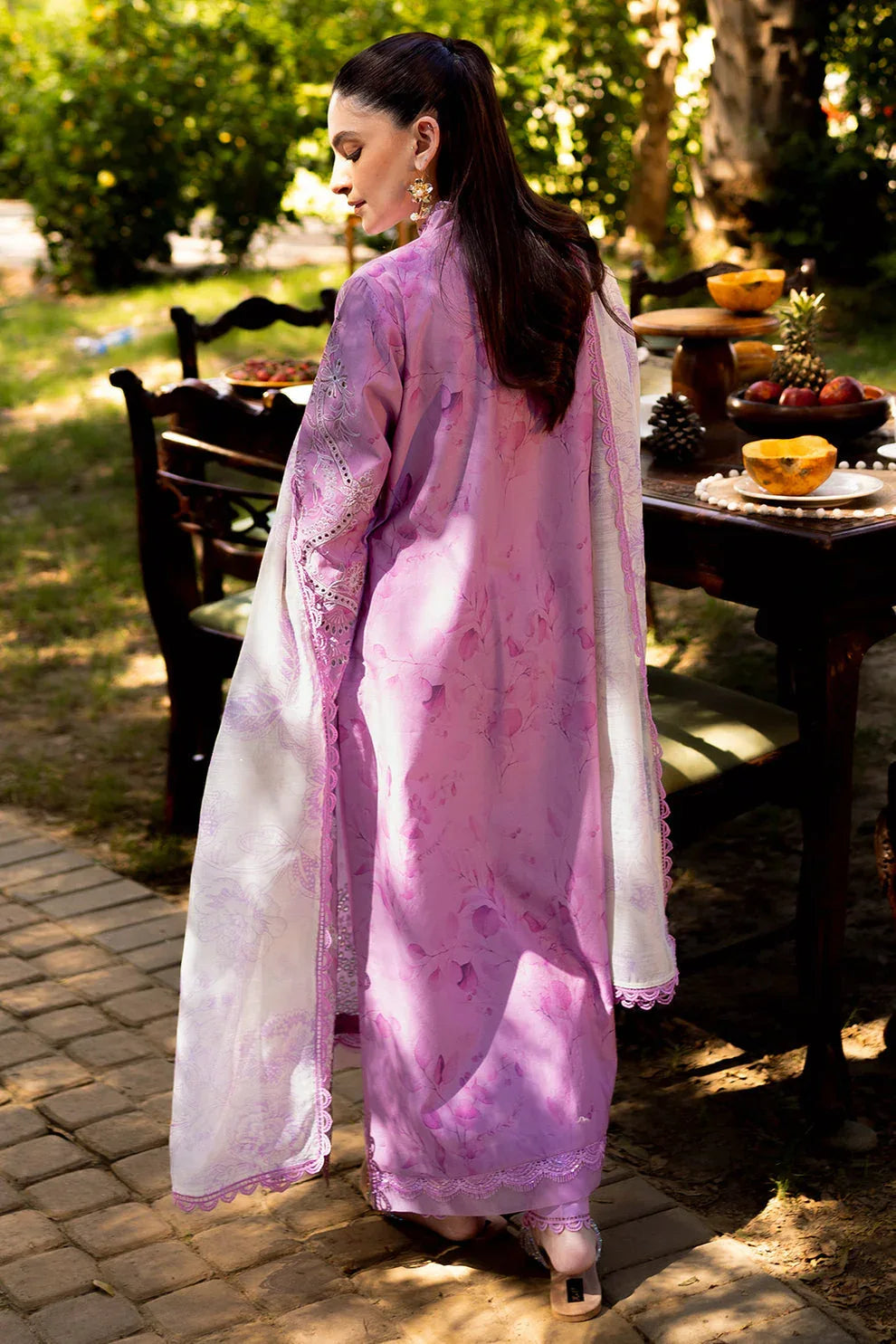 Neeshay | Summer Lines Printkari | PETAL - Aqsa Fabrics