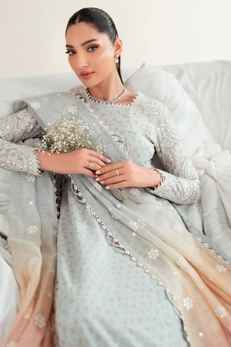Jazmin | Iris Luxury Lawn 25 | IL'25-D04 - Aqsa Fabrics