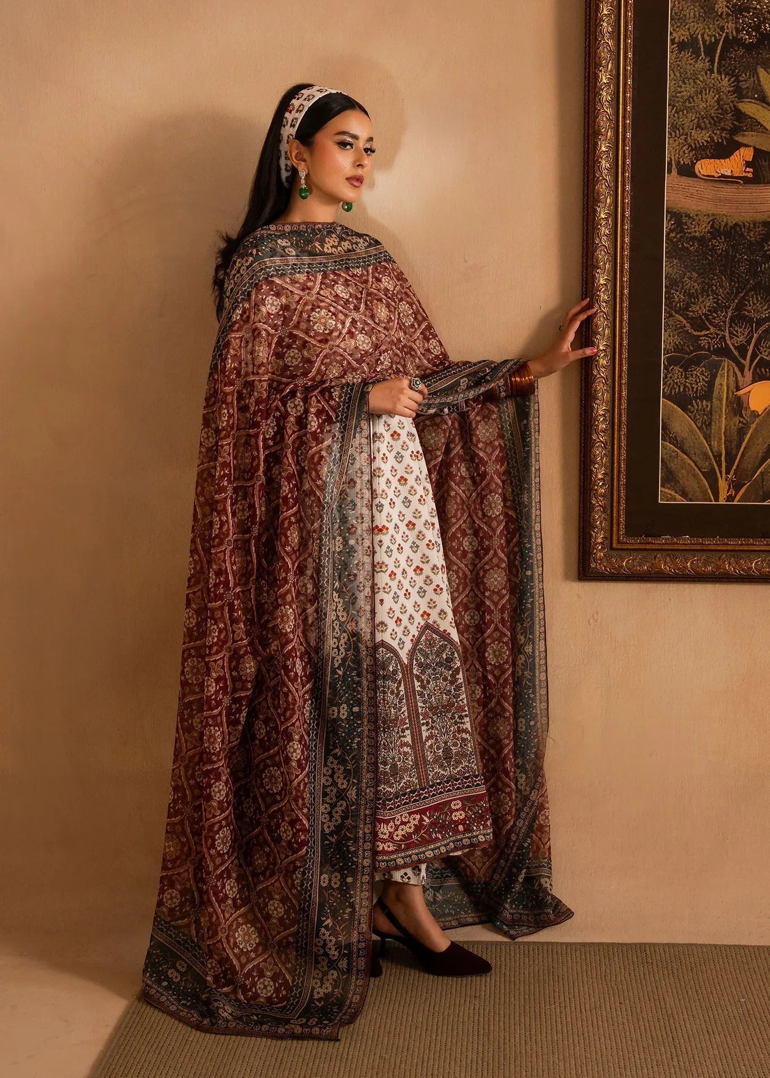 Maria Osama Khan | Retro Lawn 25 | Nair - Aqsa Fabrics